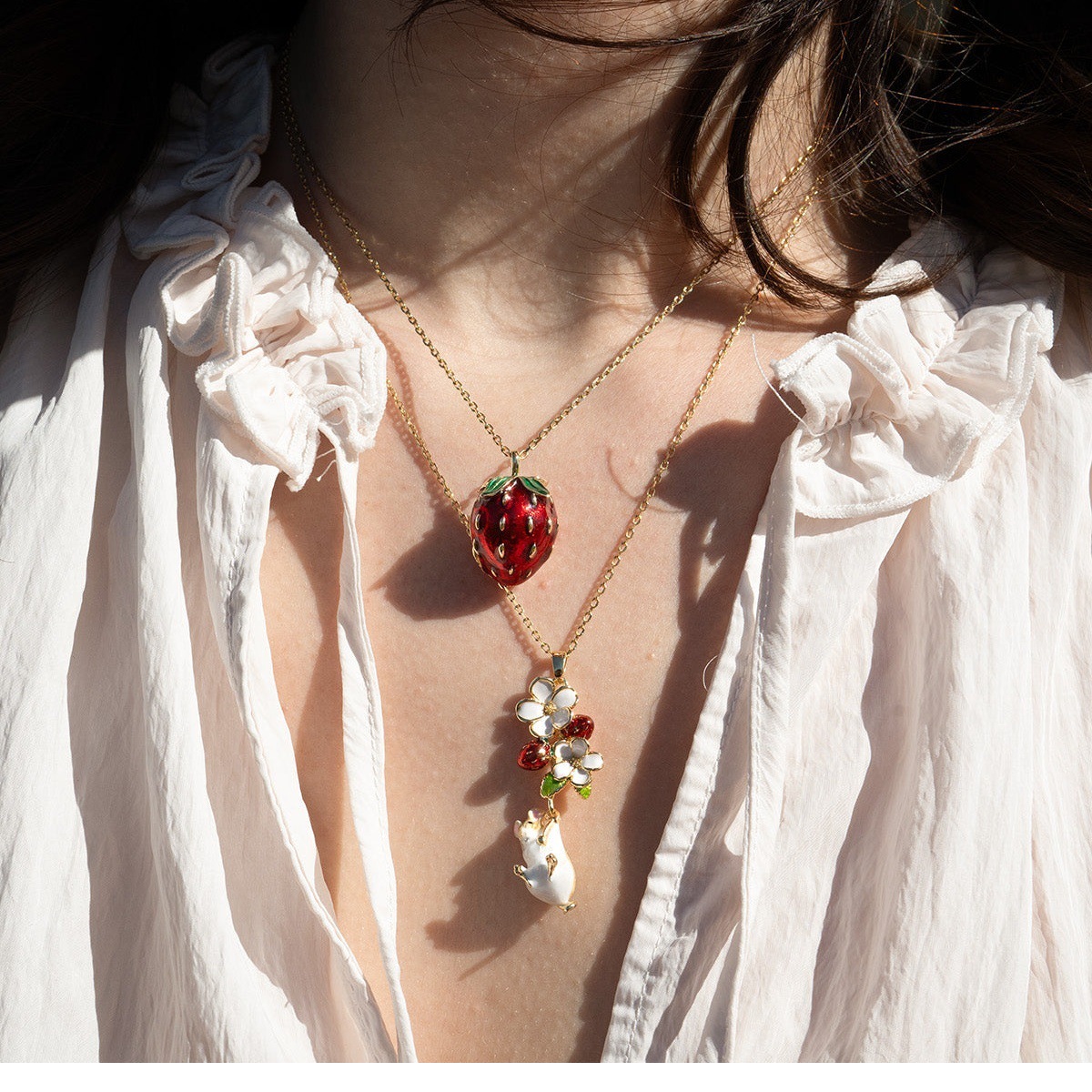 Nuova Collana con Ciondolo a F - Heart Locket Necklace Photo recensione e prezzo
