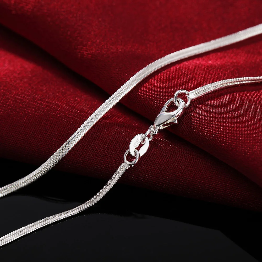 40-75cm lunghezza 925 collana  - 925 Sterling Silver Chain Necklace Men recensione e prezzo
