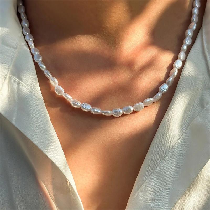Collana girocollo con perle im - Pearl Choker Necklace Vintage recensione e prezzo