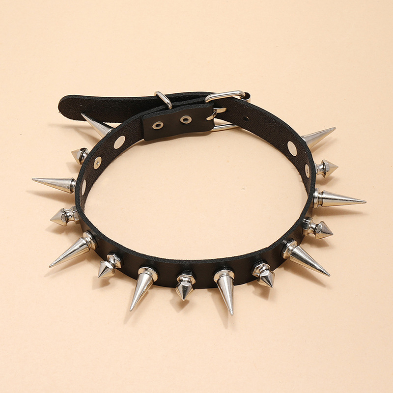 Punk Long Spike Choker collare - Goth Punk Spike Choker recensione e prezzo