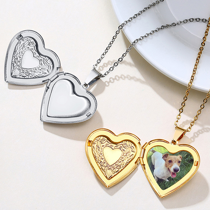 Collana con Ciondolo a Cuore P - Heart Locket Necklace Photo recensione e prezzo