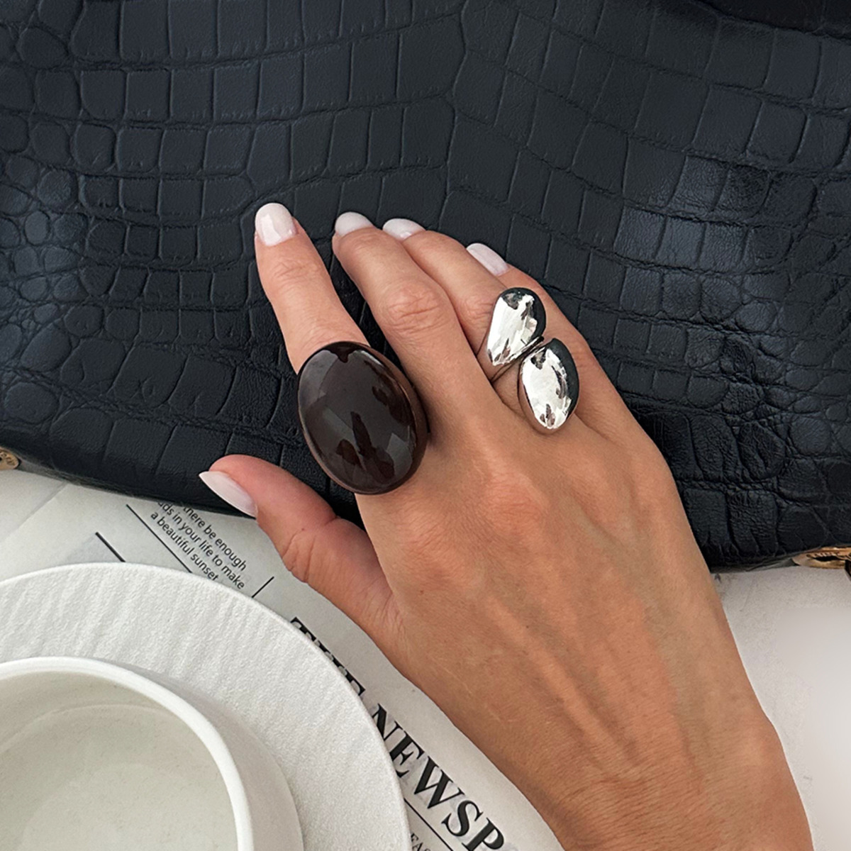 KunJoe 2 Pz/set Vintage In Met - Vintage Punk Knuckle Rings Set recensione e prezzo