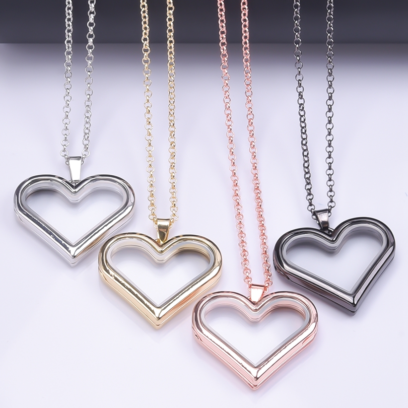 1Pc Y2K Ragazza Dolce Amore Cu - Heart Locket Necklace Photo recensione e prezzo