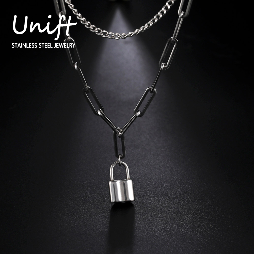 Unift Collana da uomo con cion - Layered Pendant Necklace Aesthetic recensione e prezzo