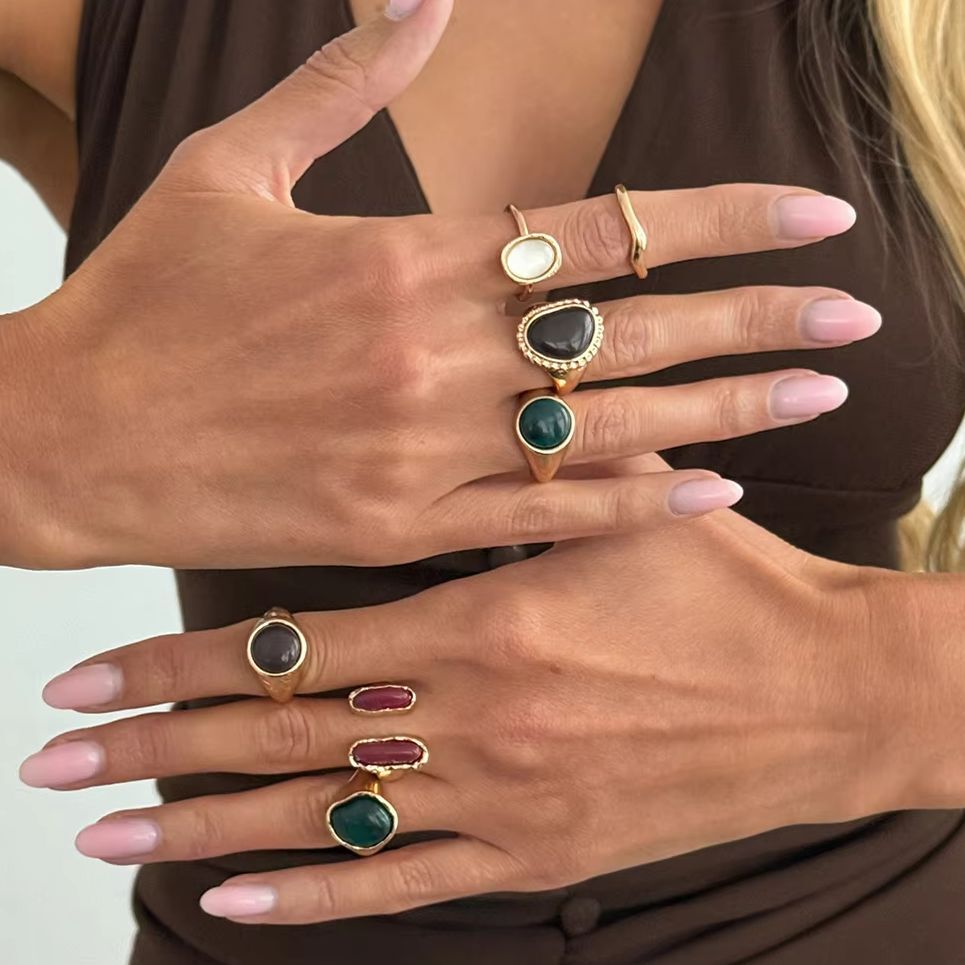 IngeSight.Z Set di 7 Anelli da - Vintage Punk Knuckle Rings Set recensione e prezzo