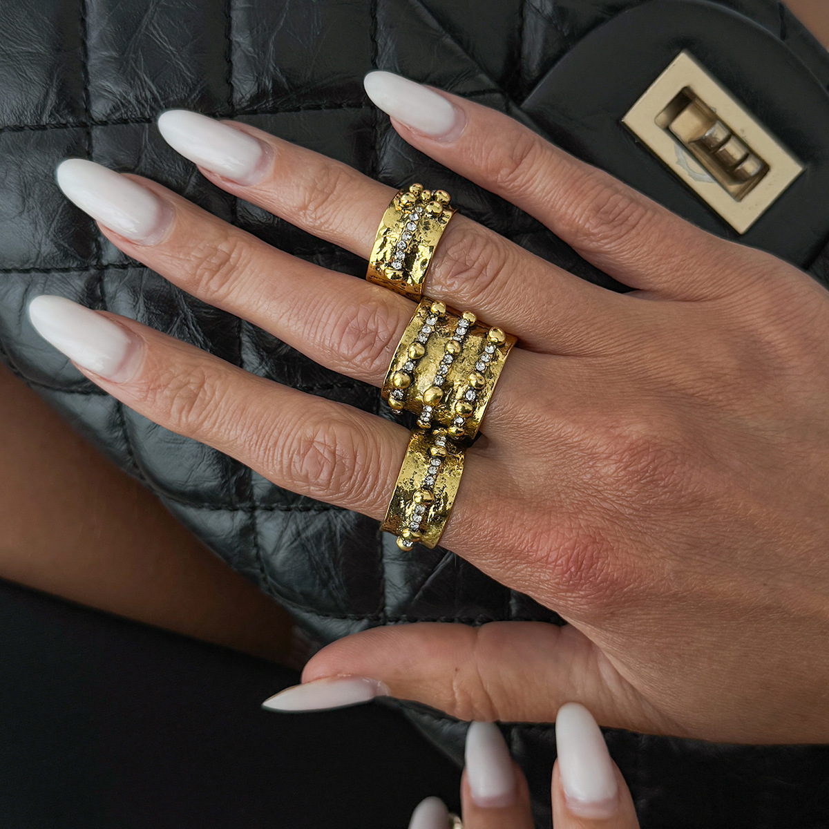Set di 3 Anelli Aperti Regolab - Vintage Punk Knuckle Rings Set recensione e prezzo