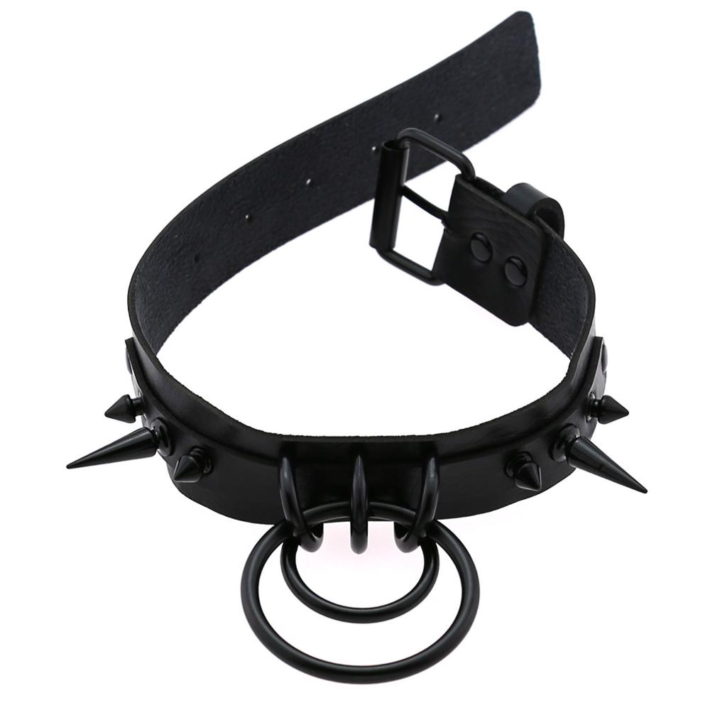 Girocollo a spillo nero collan - Goth Punk Spike Choker recensione e prezzo