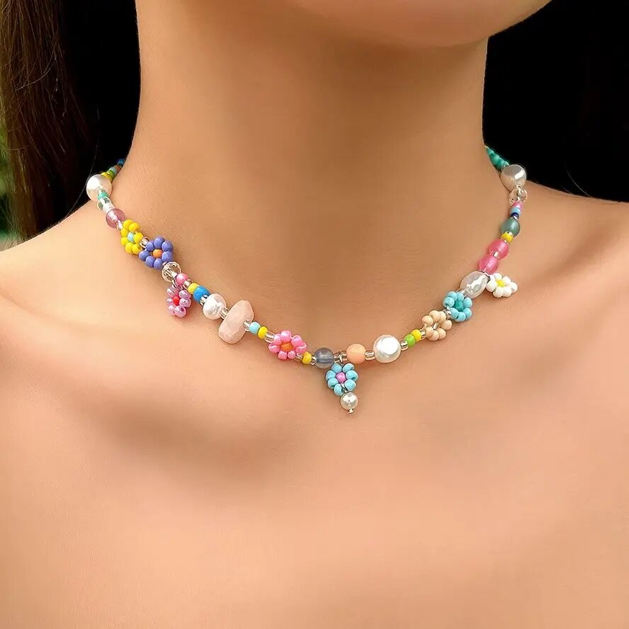 Boho Simple Beads imitazione c - Pearl Choker Necklace Vintage recensione e prezzo