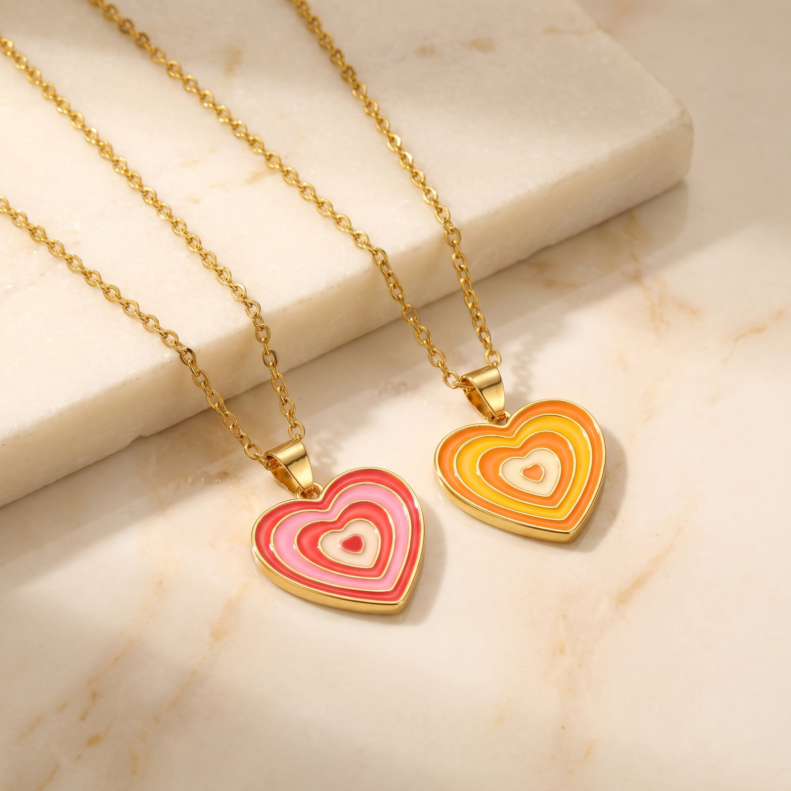 Collana con Pendente a Cuore S - Layered Pendant Necklace Aesthetic recensione e prezzo