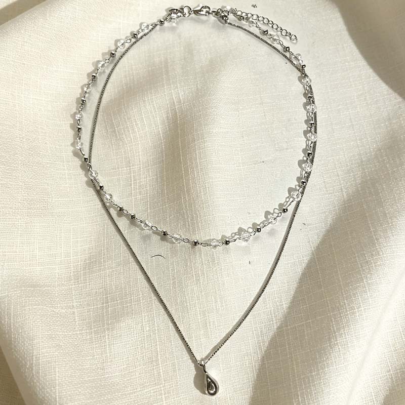 Nuova collana girocollo in cri - Layered Pendant Necklace Aesthetic recensione e prezzo