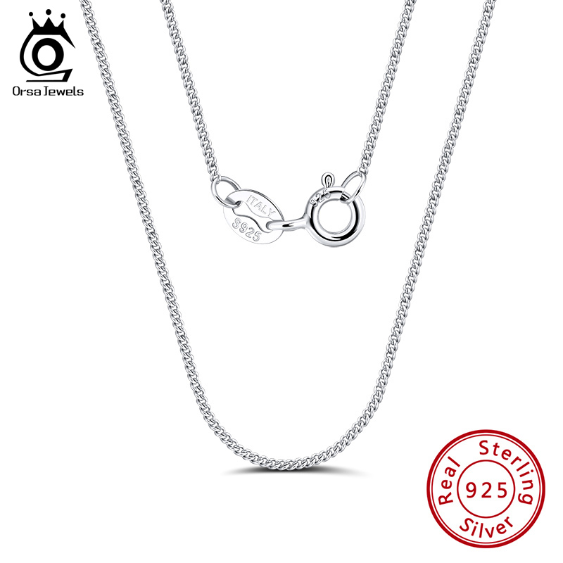 ORSA JEWELS Collana a catena l - 925 Sterling Silver Chain Necklace Men recensione e prezzo