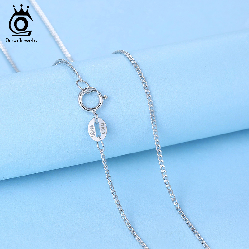 ORSA JEWELS Collana a catena l - 925 Sterling Silver Chain Necklace Men recensione e prezzo