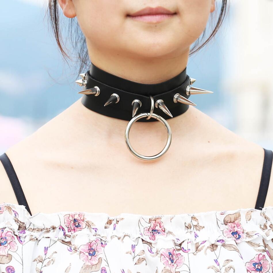 Girocollo lungo a spillo colle - Goth Punk Spike Choker recensione e prezzo