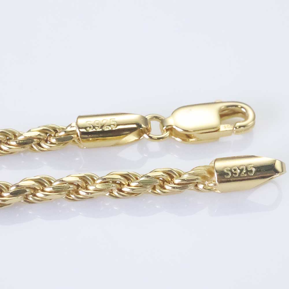 ESKEEM 3MM/5mm Uomo Donna PVD  - 925 Sterling Silver Chain Necklace Men recensione e prezzo