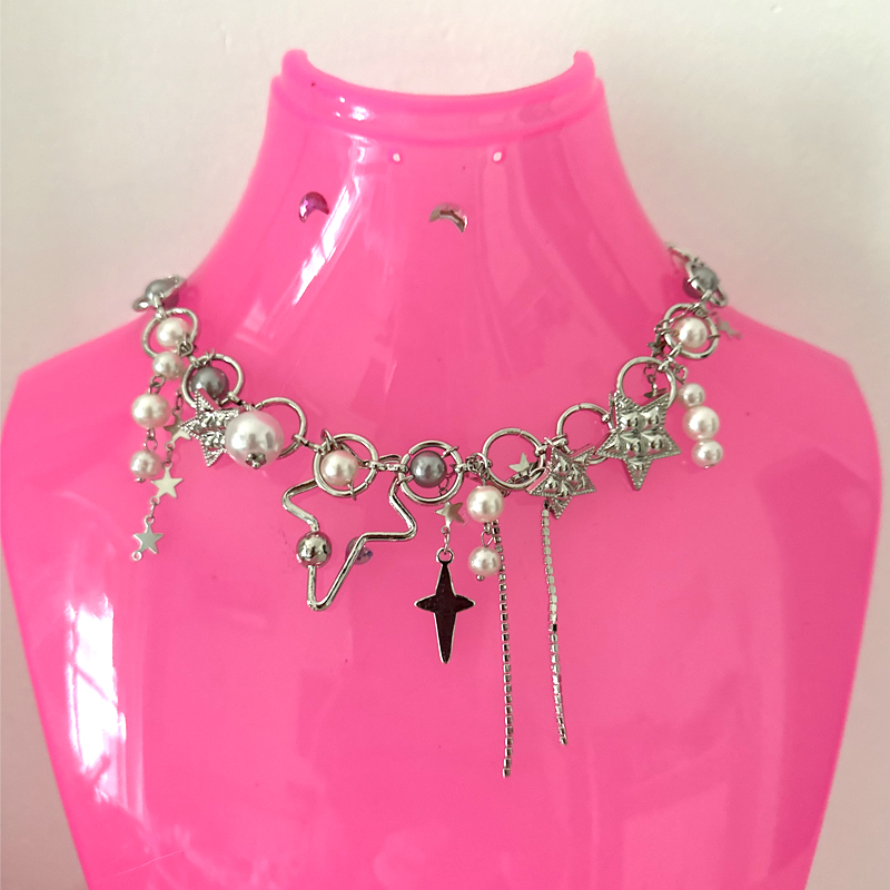 Y2K Gioielli Perla Splicing St - Pearl Choker Necklace Vintage recensione e prezzo