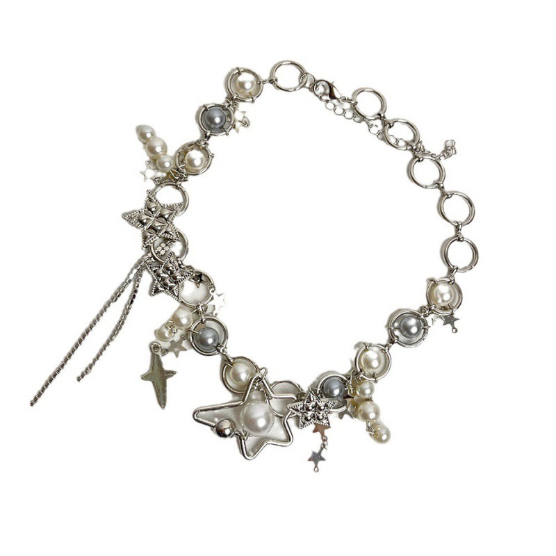 Y2K Gioielli Perla Splicing St - Pearl Choker Necklace Vintage recensione e prezzo