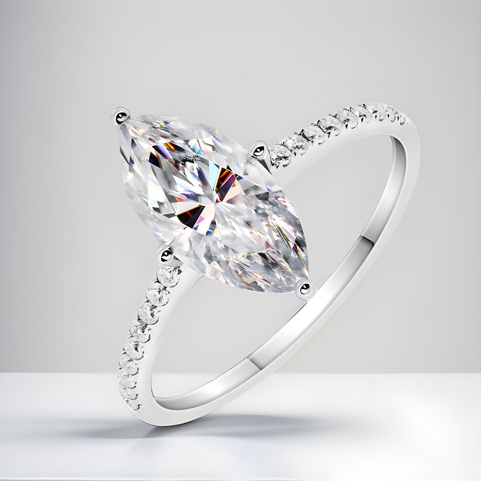 Fedi nuziali di lusso Real 1 C - Moissanite Engagement Ring 1 Carat recensione e prezzo