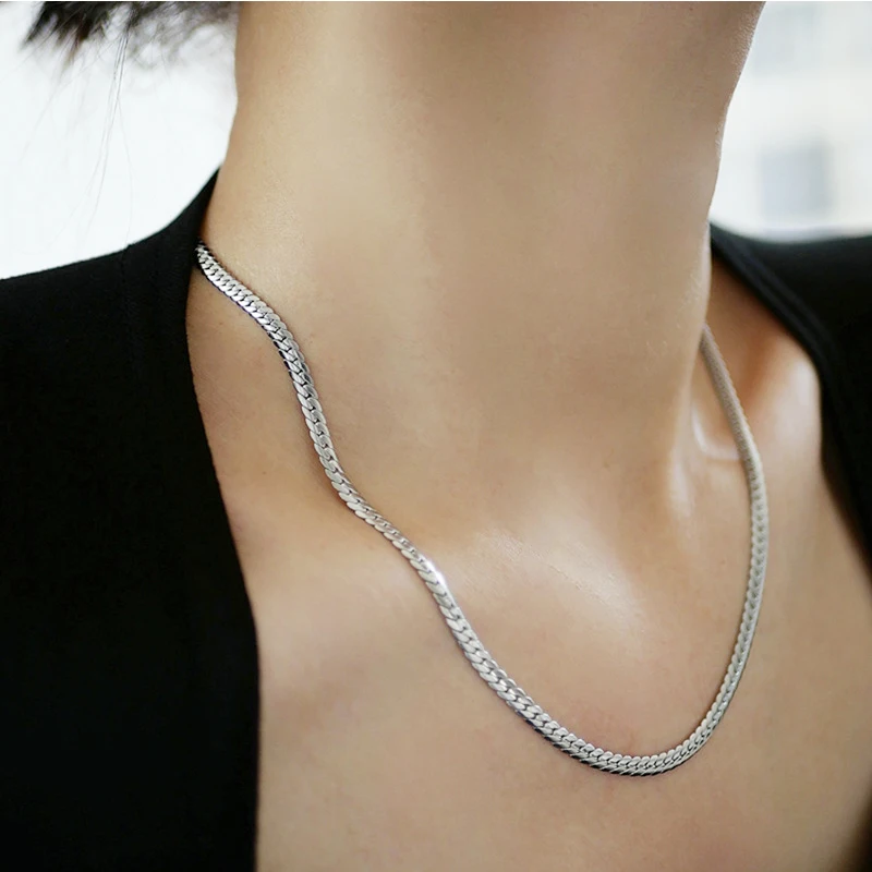 1 pz 6 mm uomo argento sterlin - Cuban Link Chain 12Mm recensione e prezzo