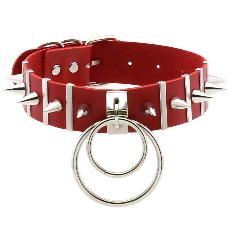 Rosa Bondage Spike Girocollo C - Goth Punk Spike Choker recensione e prezzo