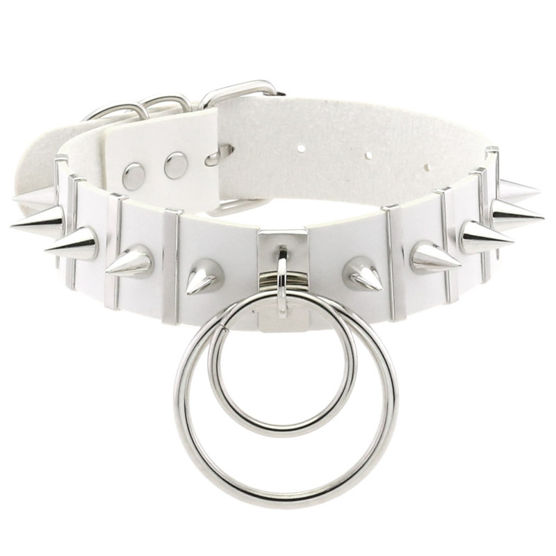 Rosa Bondage Spike Girocollo C - Goth Punk Spike Choker recensione e prezzo