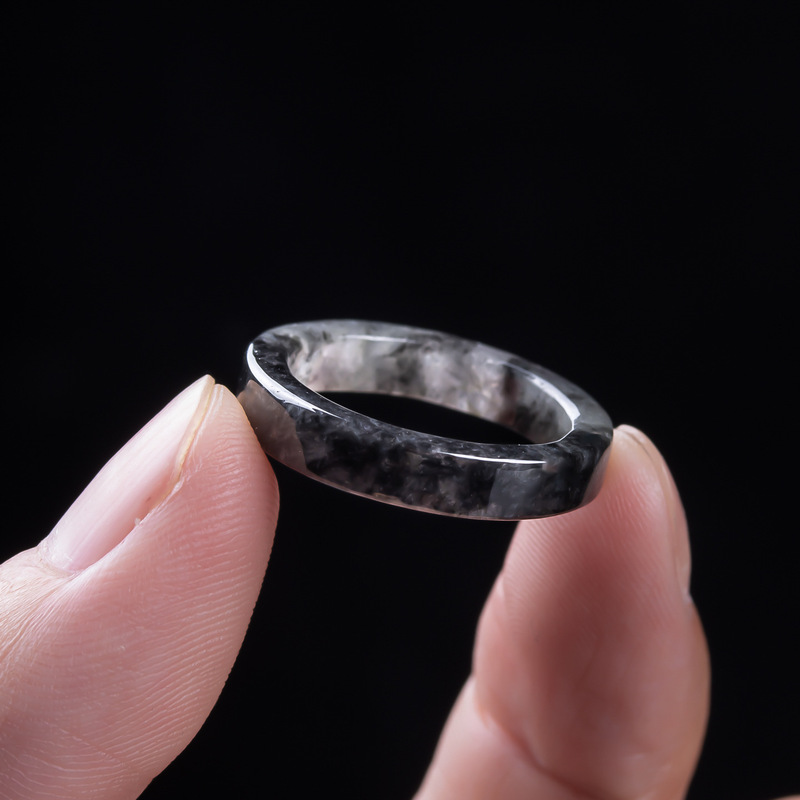 Anello in giadeite nera natura - Rings recensione e prezzo