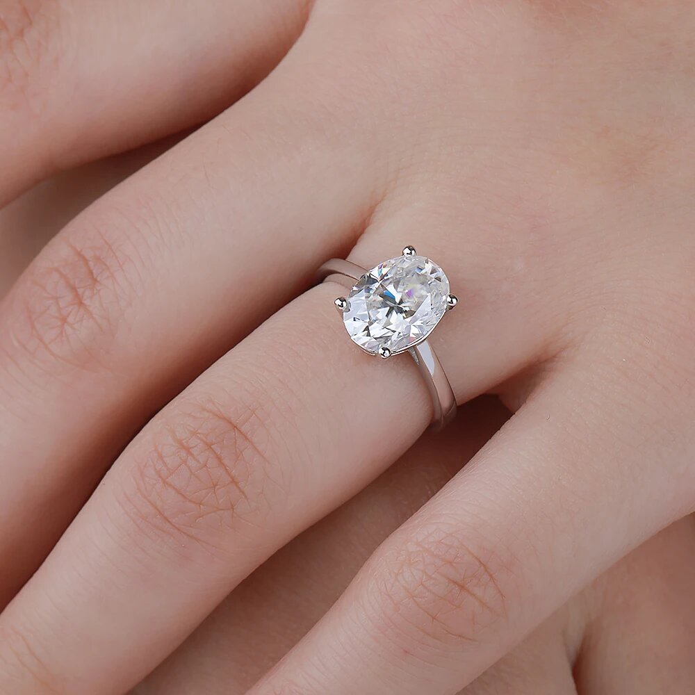Anelli di Fidanzamento con Moi - Moissanite Engagement Ring 1 Carat recensione e prezzo
