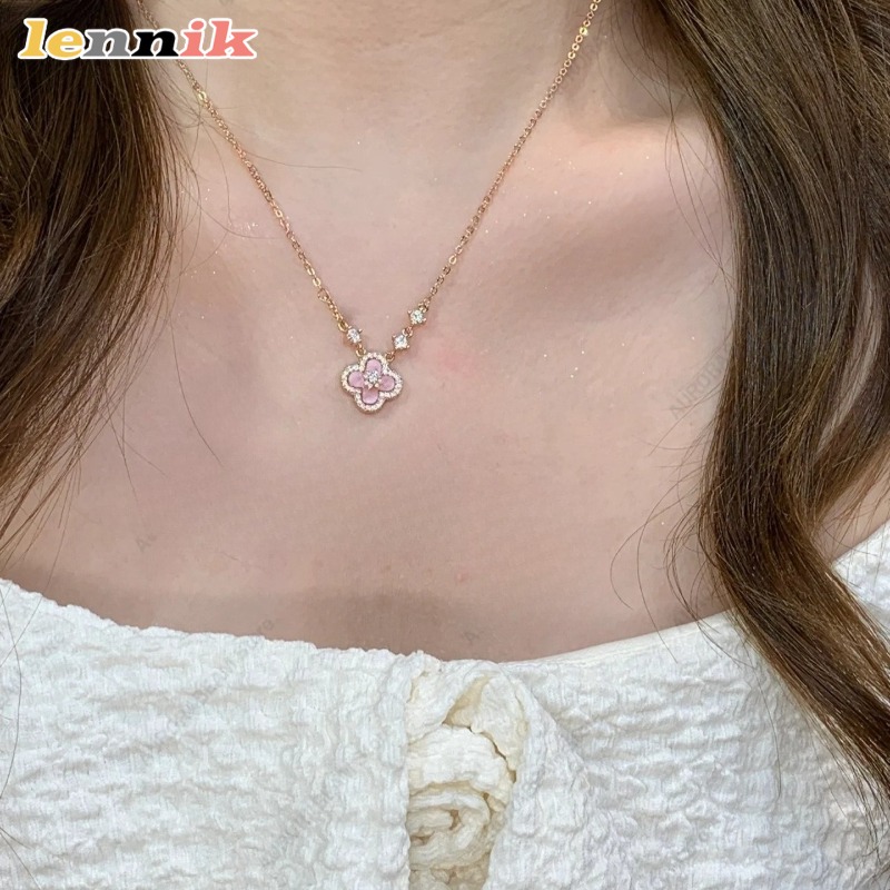 Collana con conchiglie rosa, c - Layered Pendant Necklace Aesthetic recensione e prezzo