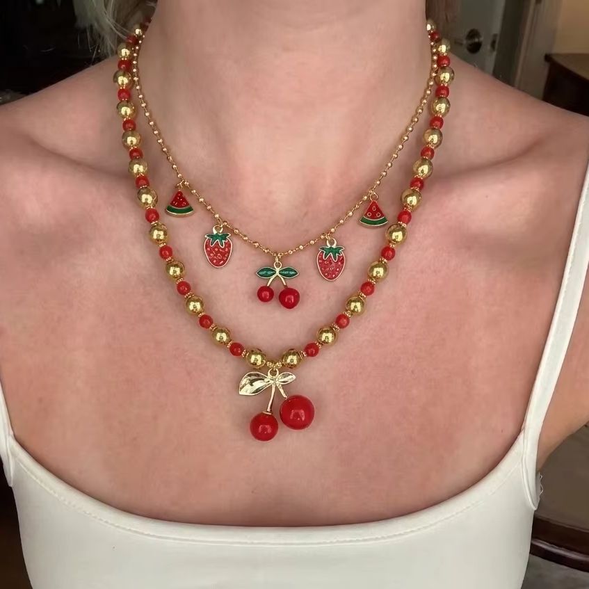 Collana con ciondolo a forma d - Layered Pendant Necklace Aesthetic recensione e prezzo